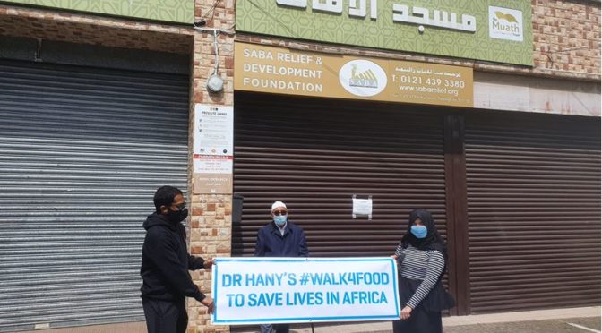 Founder of Islamic Relief marks the end of Ramadan with a 6km walk while fasting