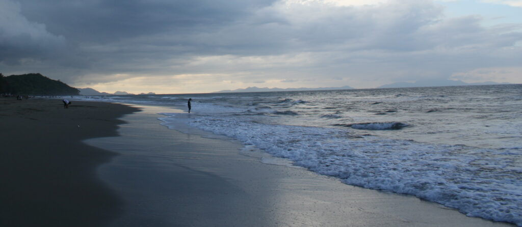 A beach in Aceh, Indonesia, where the tsunami worst hit