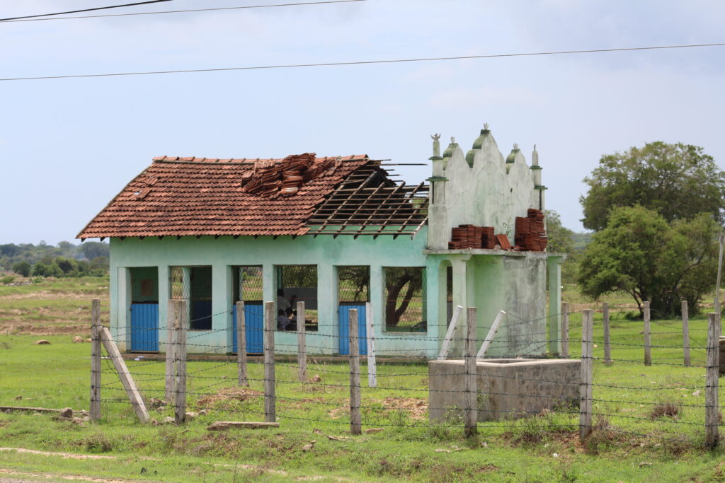 School in Sri Lanka destroyed by floods and cyclones