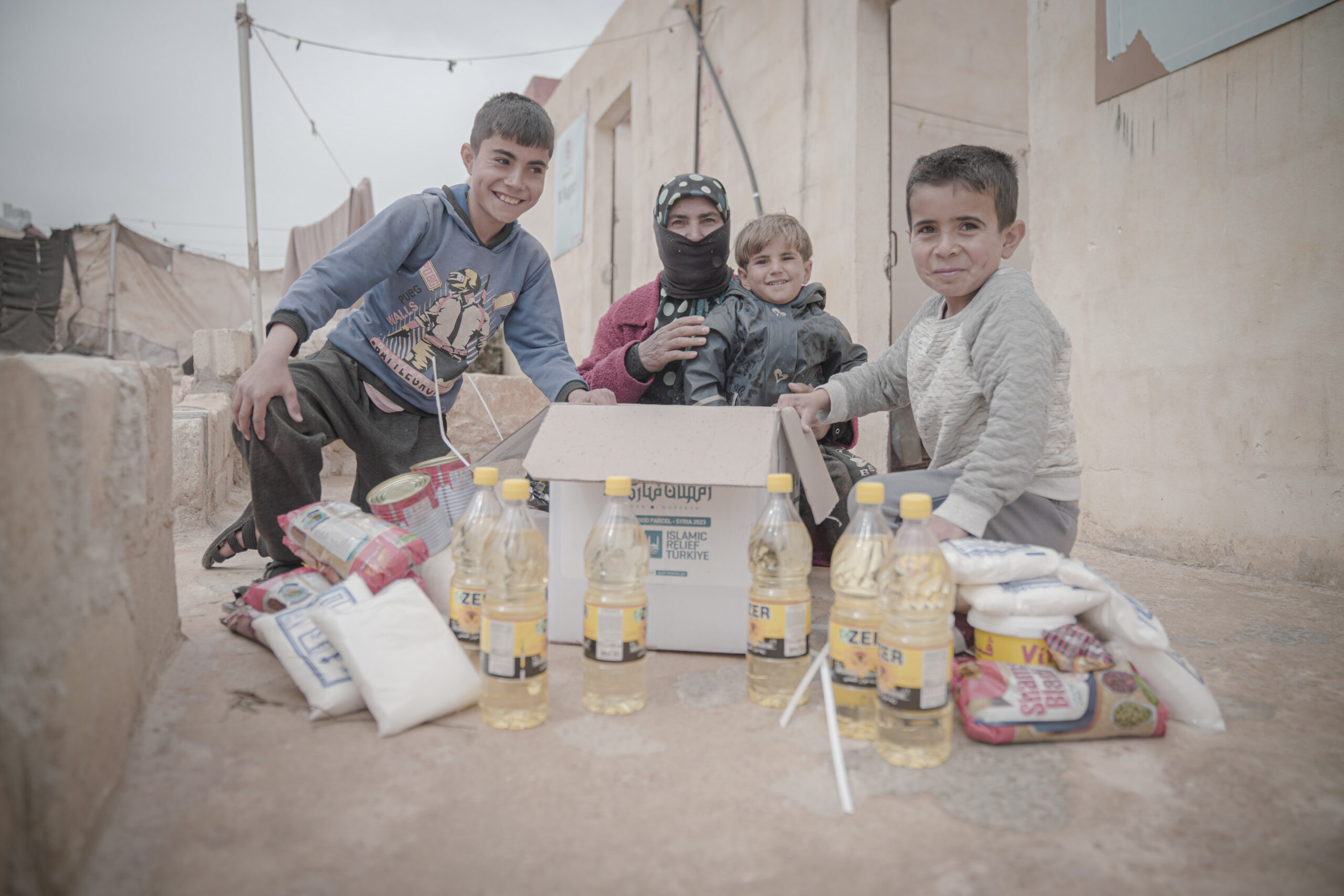 Zakat payments support families in devastated countries, helping them reach a brighter future