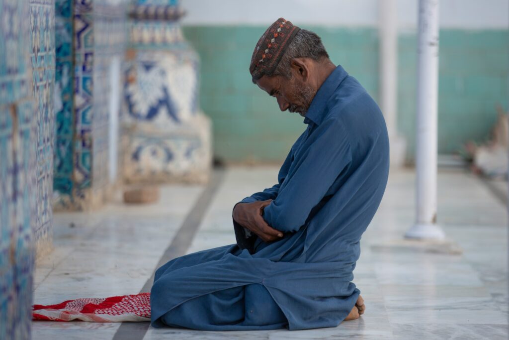 the spiritual act of prayer (salah)