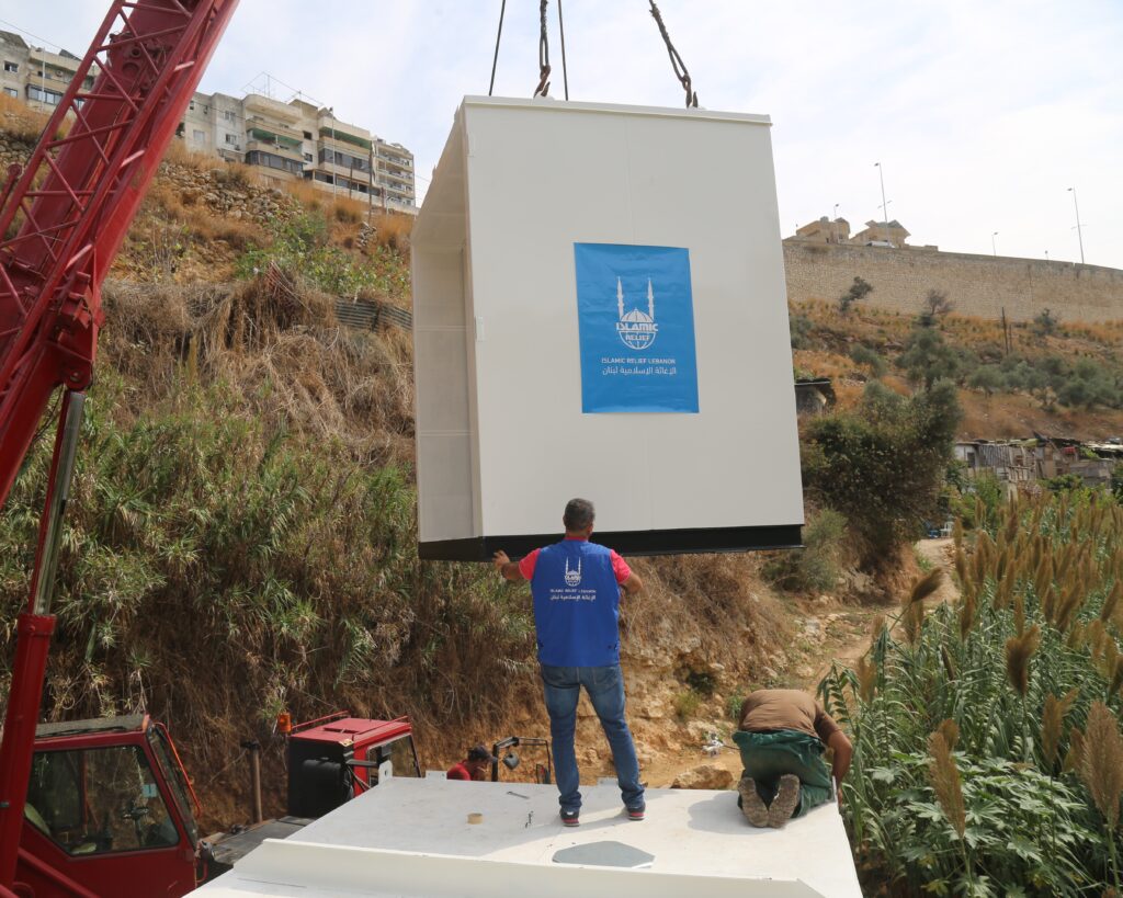 Islamic Relief water project in Lebanon, upgrading water supplies