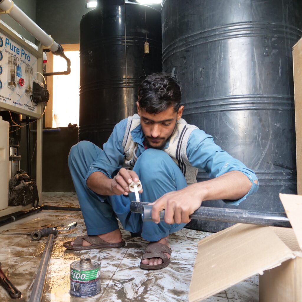 Building facilities for Safe Water for Female Educational Institution Project