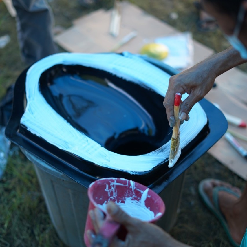 Construction of toilets in Indonesia as part of water, sanitation, and hygiene initiatives